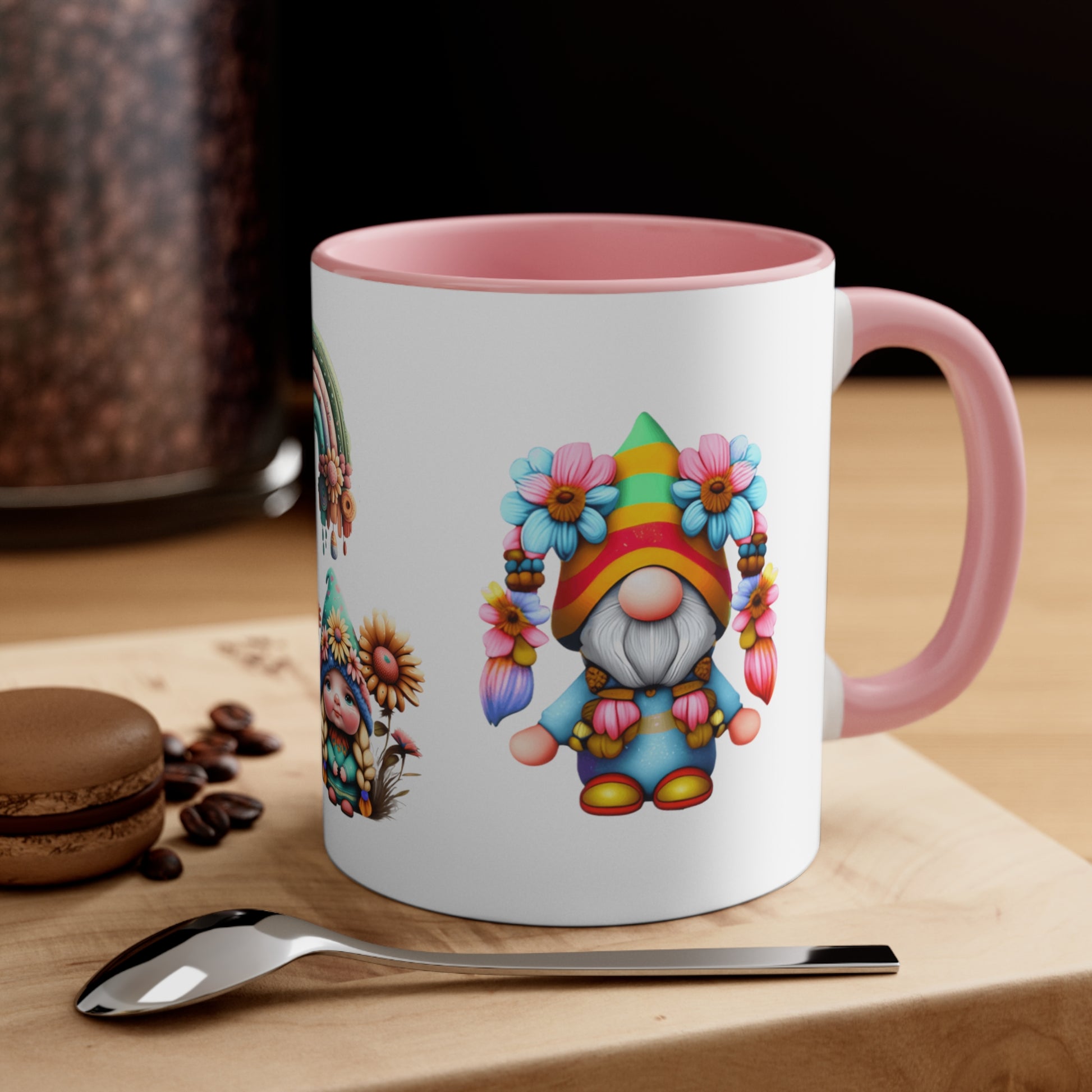 Hippie Gnome Coffee Mug Free Spirit Gnome Cup Groovy Gnome Coffee Mug