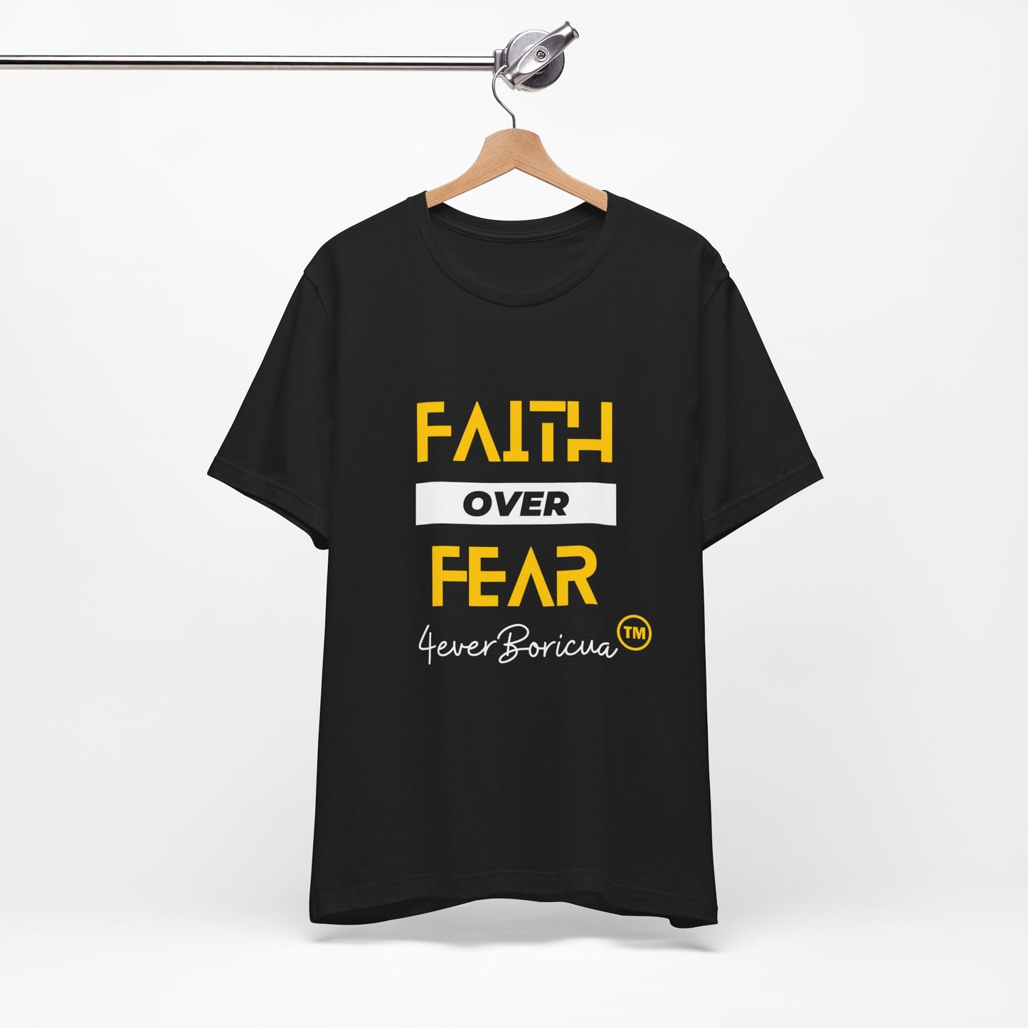 FAITH OVER FEAR Unisex Puerto Rico Boricua Shirt 4everBoricua™️