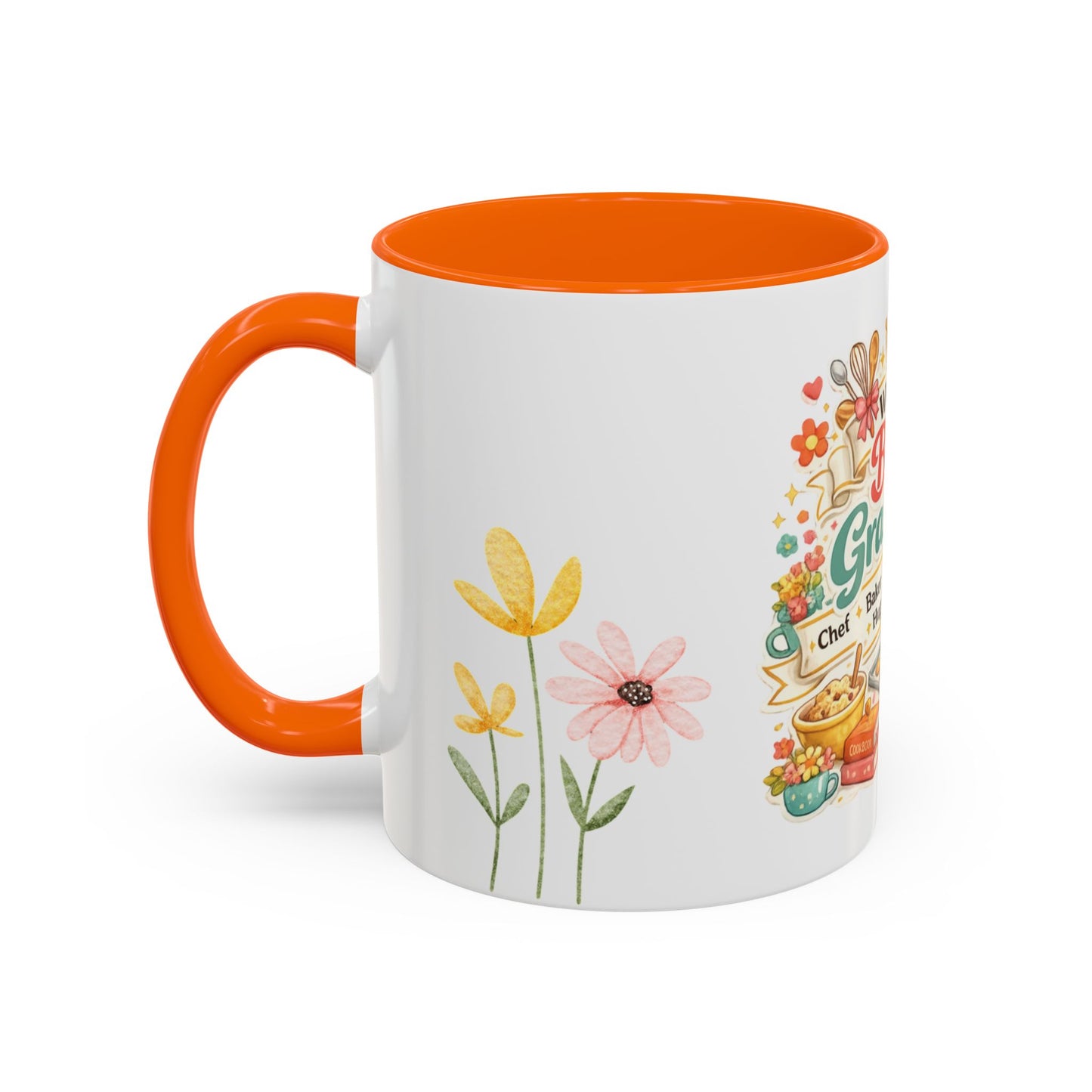 World's Best Grandma Accent Coffee Mug | Mother's Day Gift for Grandma | Grandma Gift Idea | Gifts for Grandmother Coffee Mugs Cups