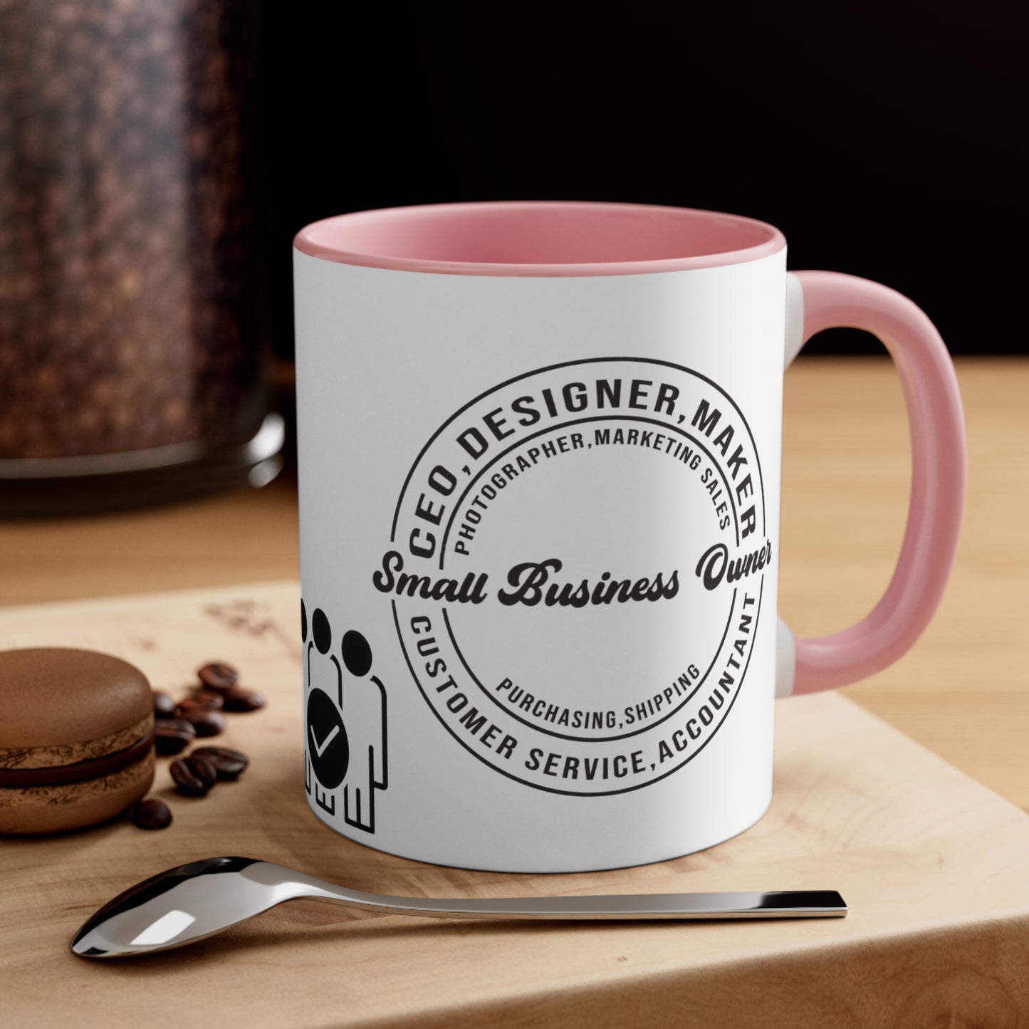 SMALL BUSINESS OWNER MUG - MUGSCITY - Available in Red, Black, Blue, Navy and Pink - Free Shipping