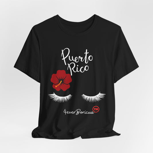 LASHES FLOWER Puerto Rico Shirt Boricua 4everBoricua Shirts T-Shirts Camisetas Puerto Rican Pride Jasmine Parades Junte Boricua Sanse Gifts