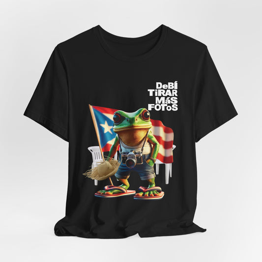 SAPO CONCHO Black Unisex Puerto Rico debi tirar mas fotos shirt camisetas bb frog 4everboricua