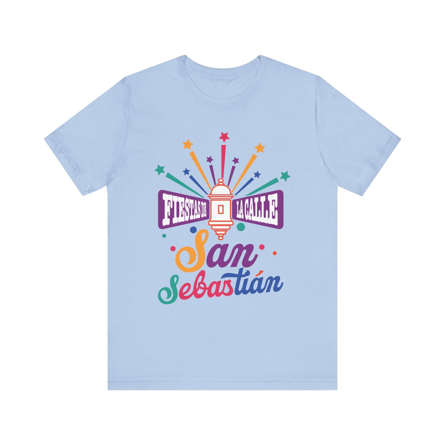 FIESTAS DE LA SANSE UNISEX TEE SHIRT SHIRTS CAMISETAS - FREE SHIPPING - Vibrant Colors