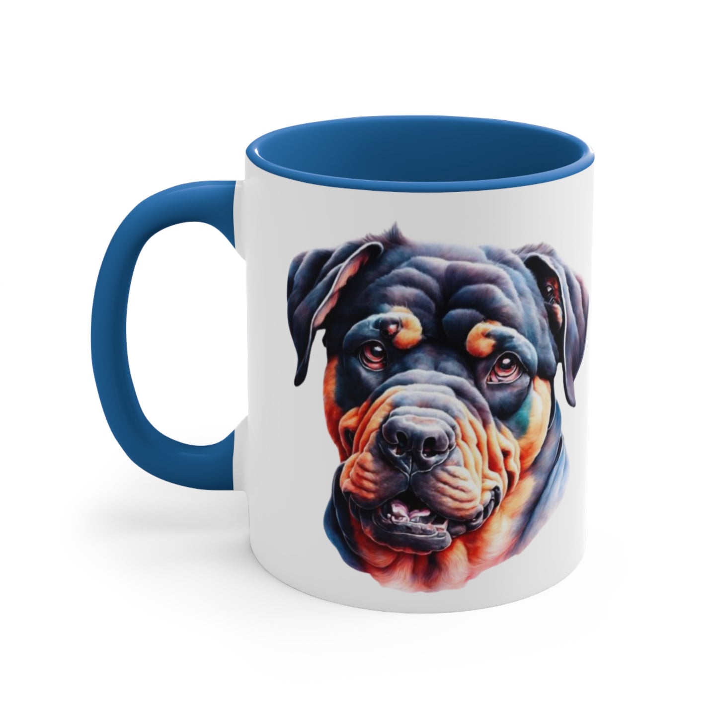 ROTTWEILER MUG - Dog Breeds Mugs - Red, Blue, Black and Navy - MUGSCITY - Free Shipping