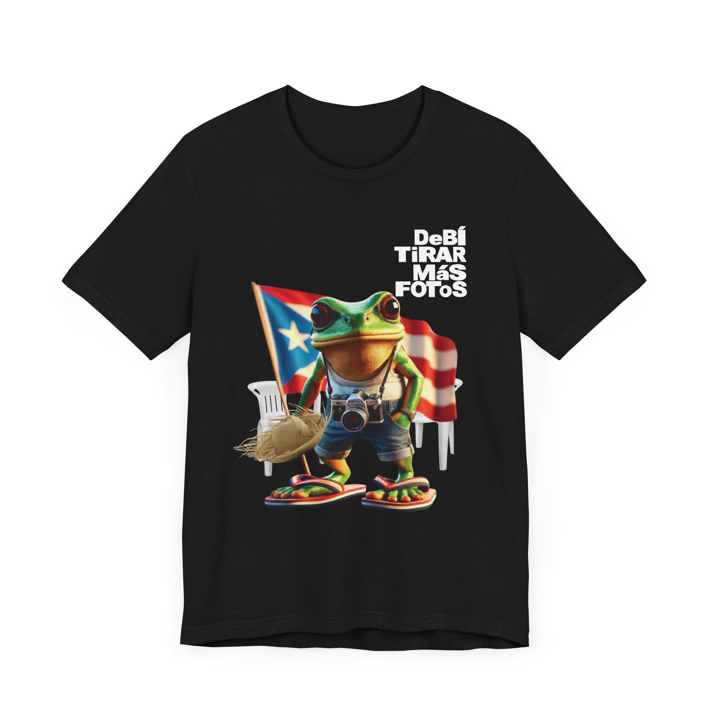 SAPO CONCHO Black Unisex Puerto Rico debi tirar mas fotos shirt camisetas bb frog 4everboricua