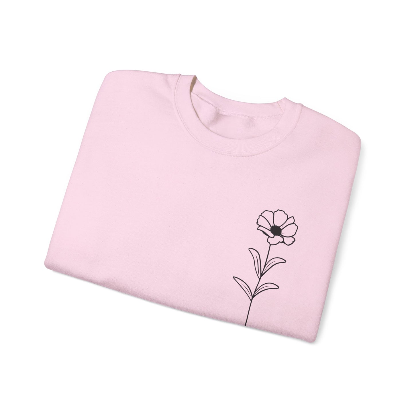 FLOWER TO MOM Sweatshirt | Mother Sweatshirt Crewneck - White, Blue, Pink