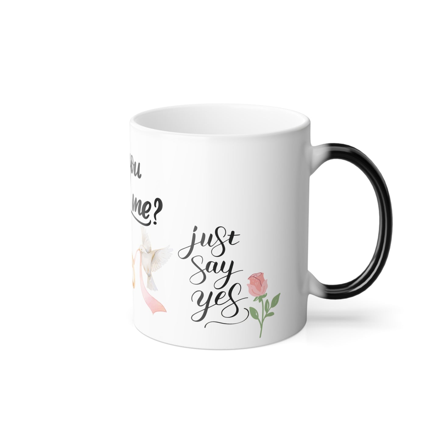 English Surprise Wedding Proposal Surprise Coffee Mug Morphing Cup Regalos Propuesta Matrimonial Taza Mágica