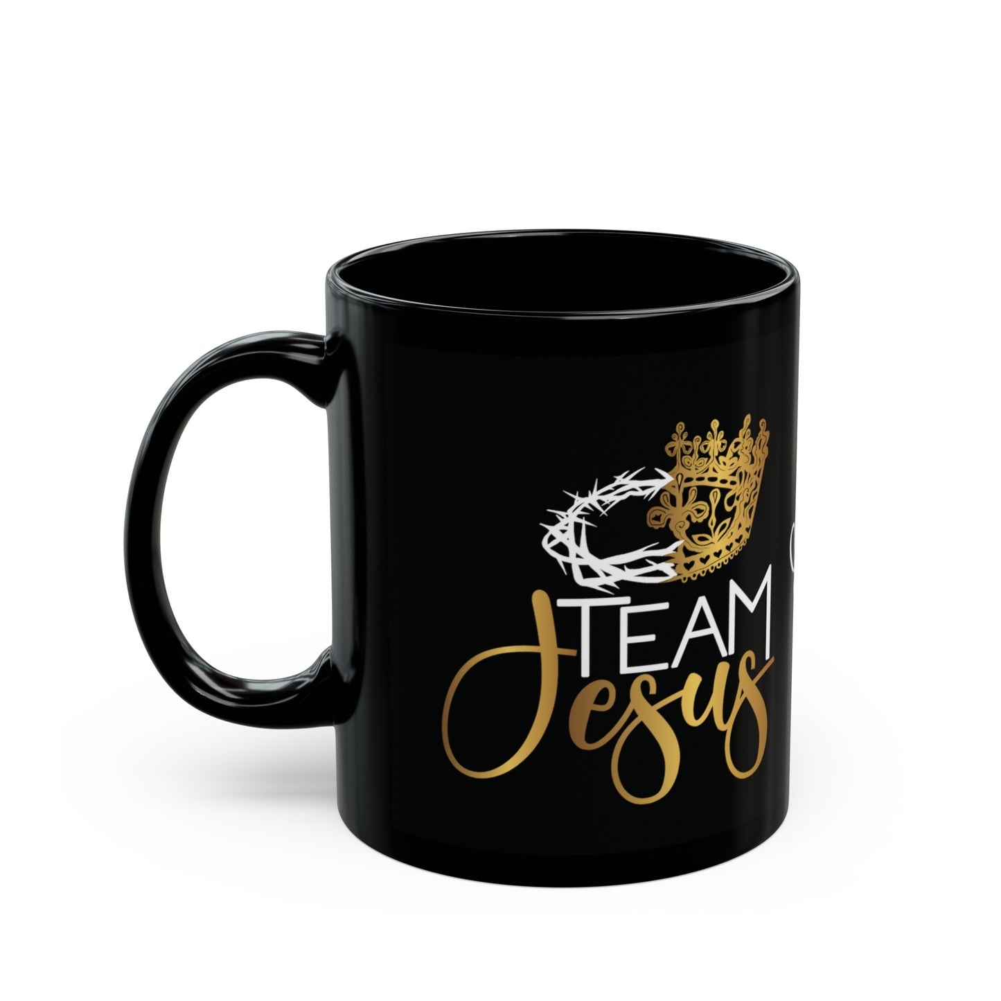 TEAM JESUS DOUBLE CROWN MUG COFFEE CUP Mugscity23™️ Free Shipping