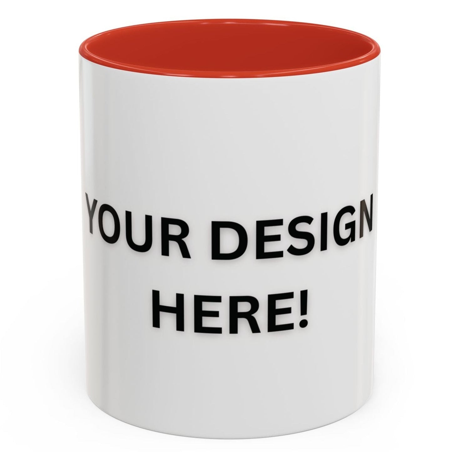 Personalized Different Colors Accent Mug 11oz – Custom Coffee Cup | MUGSCITY23