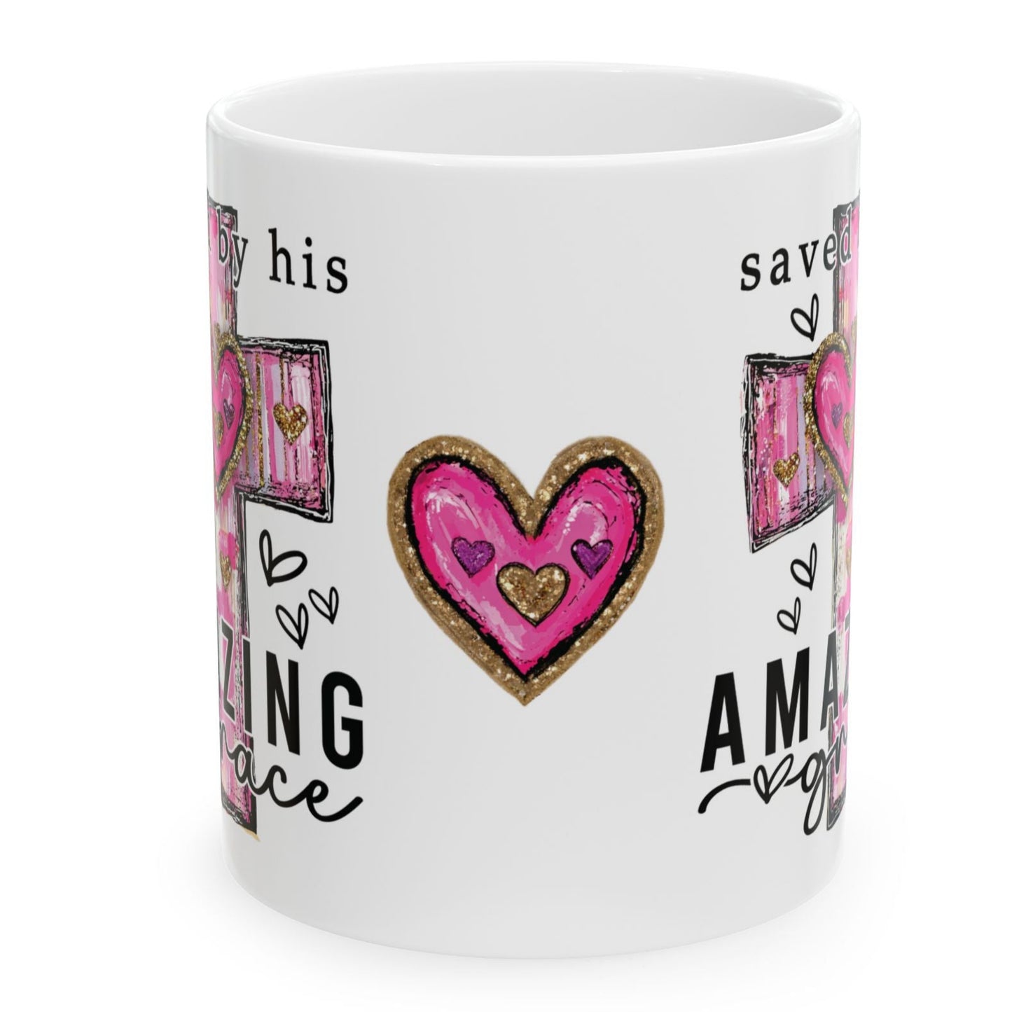 Amazing Grace Love Ceramic Cup Coffee Mug MUGSCITY 11oz. Free Shipping!