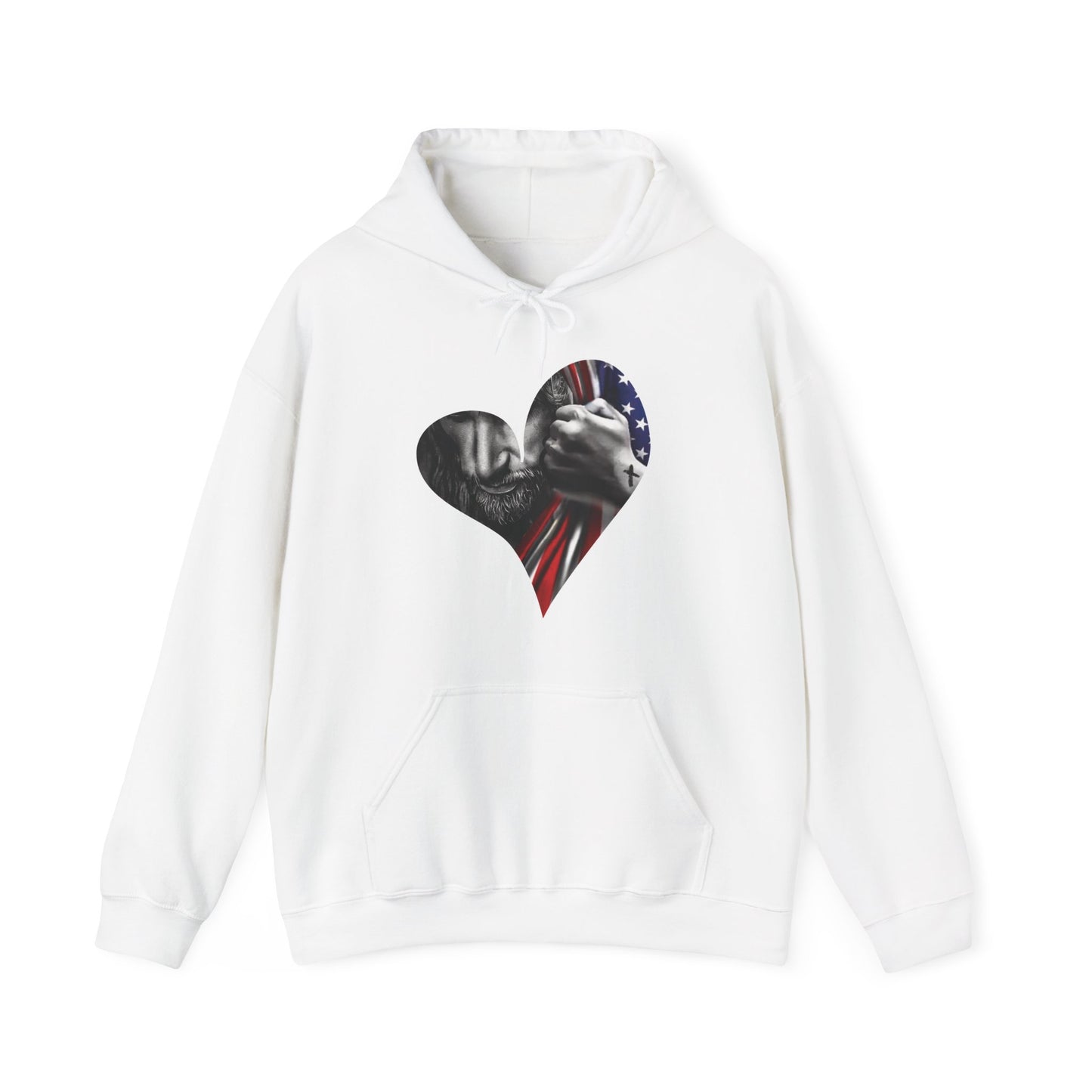 JESUS LOVES AMERICA Unisex Hoodie Sweatshirt XS to 5XL Free Shipping!