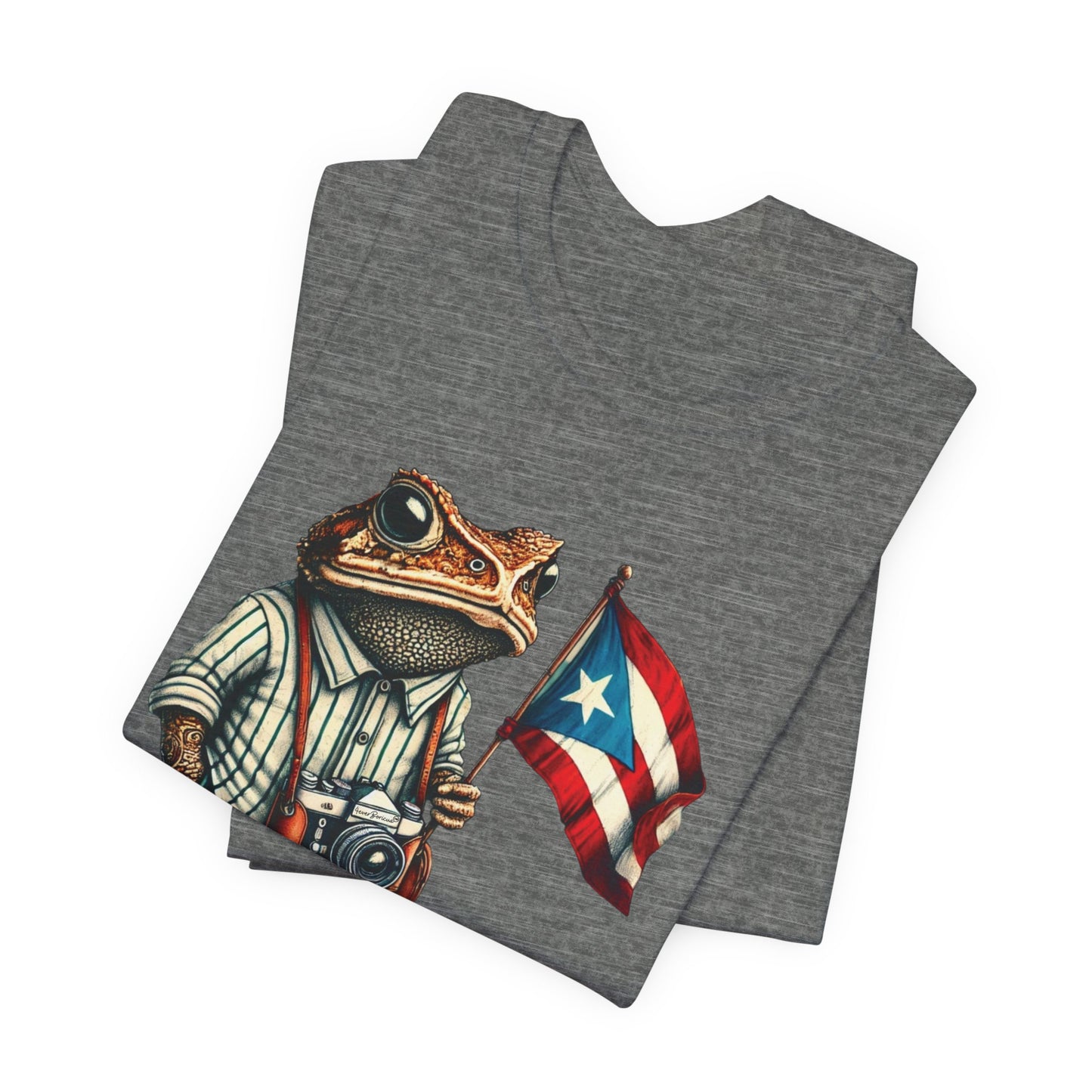 SAPO CONCHO dtmf Unisex Deep Heather 4everboricua Shirt Puerto Rico PR Boricua bb camisetas Debi Tirar mas Fotos