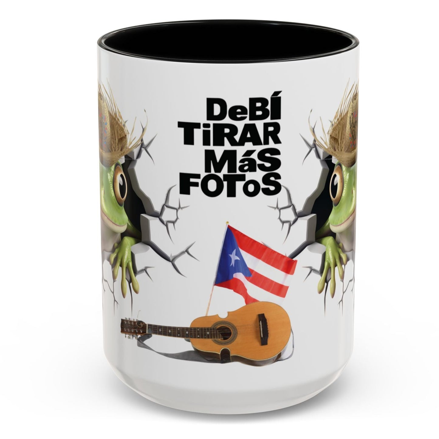 Mugscity Edición especial 15onzas Mug Puerto Rico Debí tirar mas fotos cup coffee mug taza dtmf