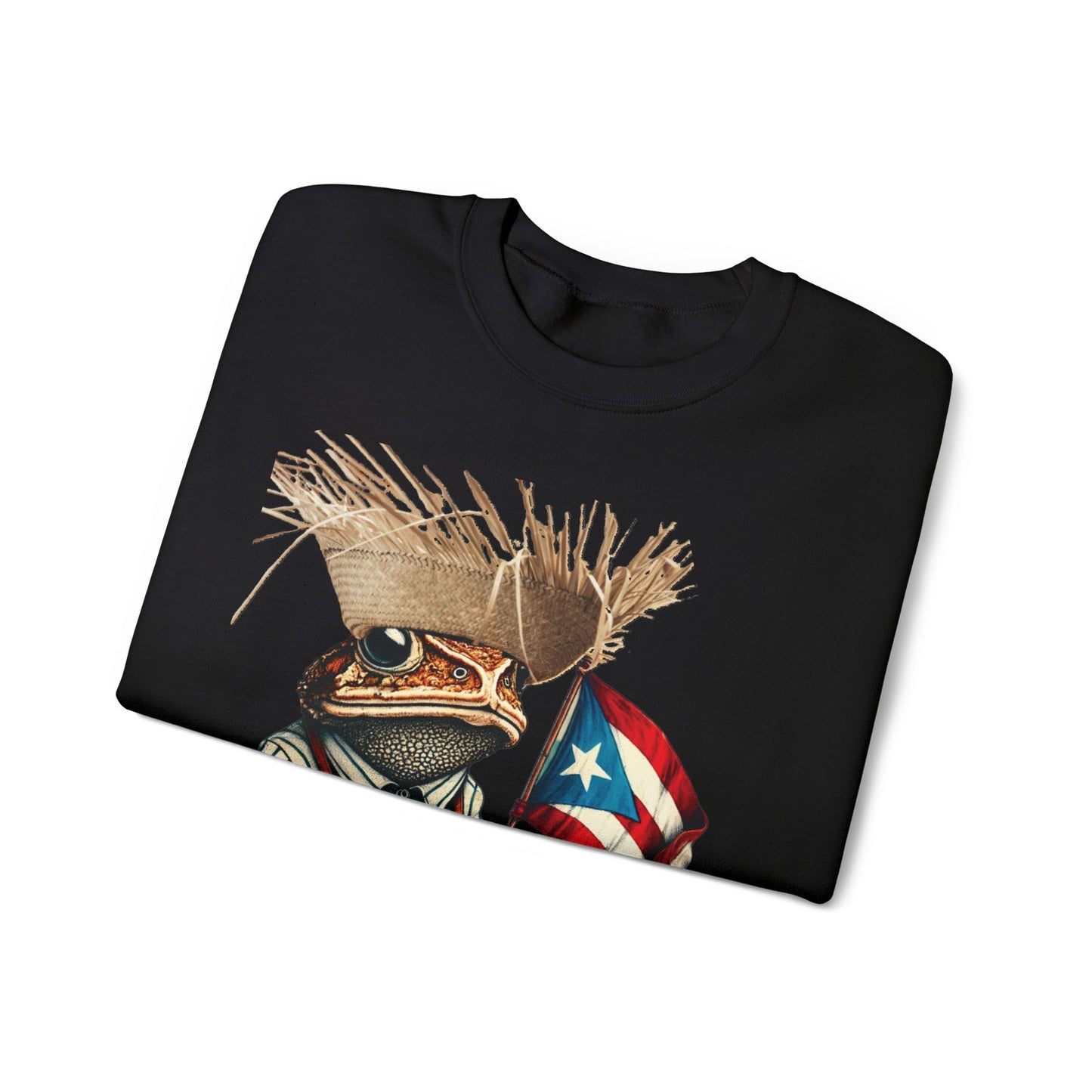 ACHO PR Es OTRA Cosa Puerto Rico Sweatshirt | Boricua Pride Unisex Black Crewneck | Sapo Concho 4everBoricua Exclusive Design