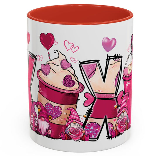 Coffee Mug Funny Gnome Cup Valentine 11oz; Valentine's Day Gifts