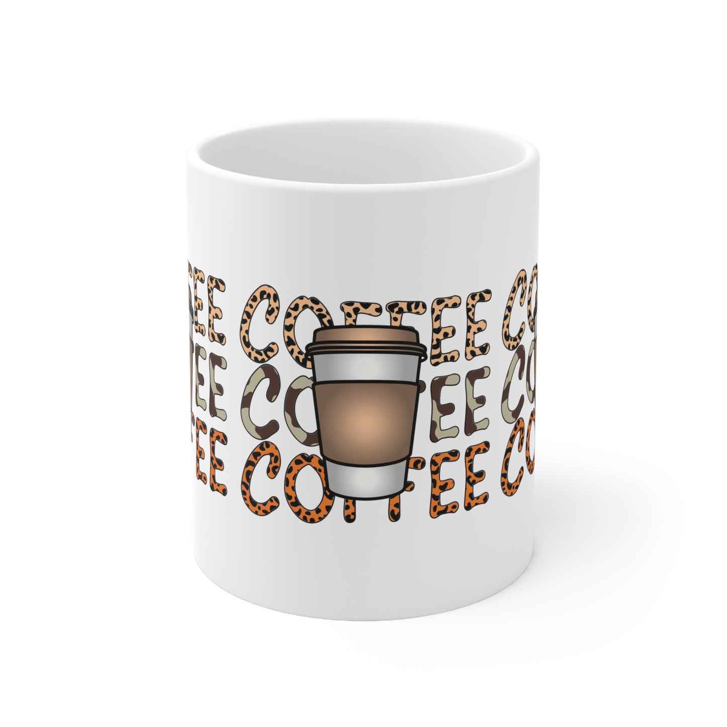 COFFEE COFFEE COFFEE Coffee Lovers Mug - MUGSCITY - Free Shipping