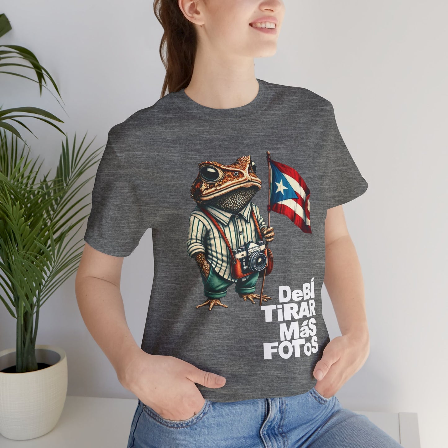 SAPO CONCHO dtmf Unisex Deep Heather 4everboricua Shirt Puerto Rico PR Boricua bb camisetas Debi Tirar mas Fotos