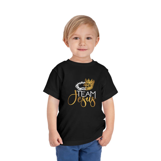 TEAM JESUS DOUBLE CROWN Toddler Short Sleeve Tee - Free Shipping!