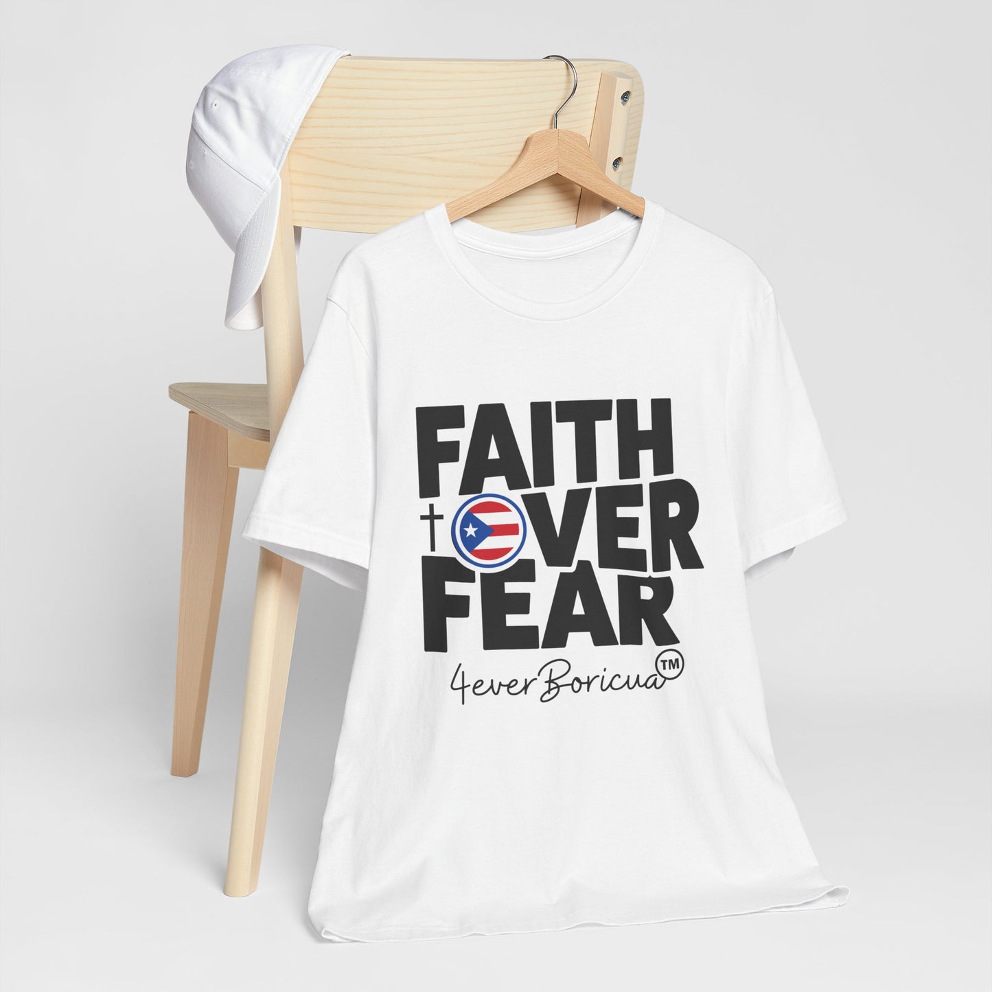 FAITH OVER FEAR Unisex Puerto Rico Boricua Shirt 4everBoricua™️