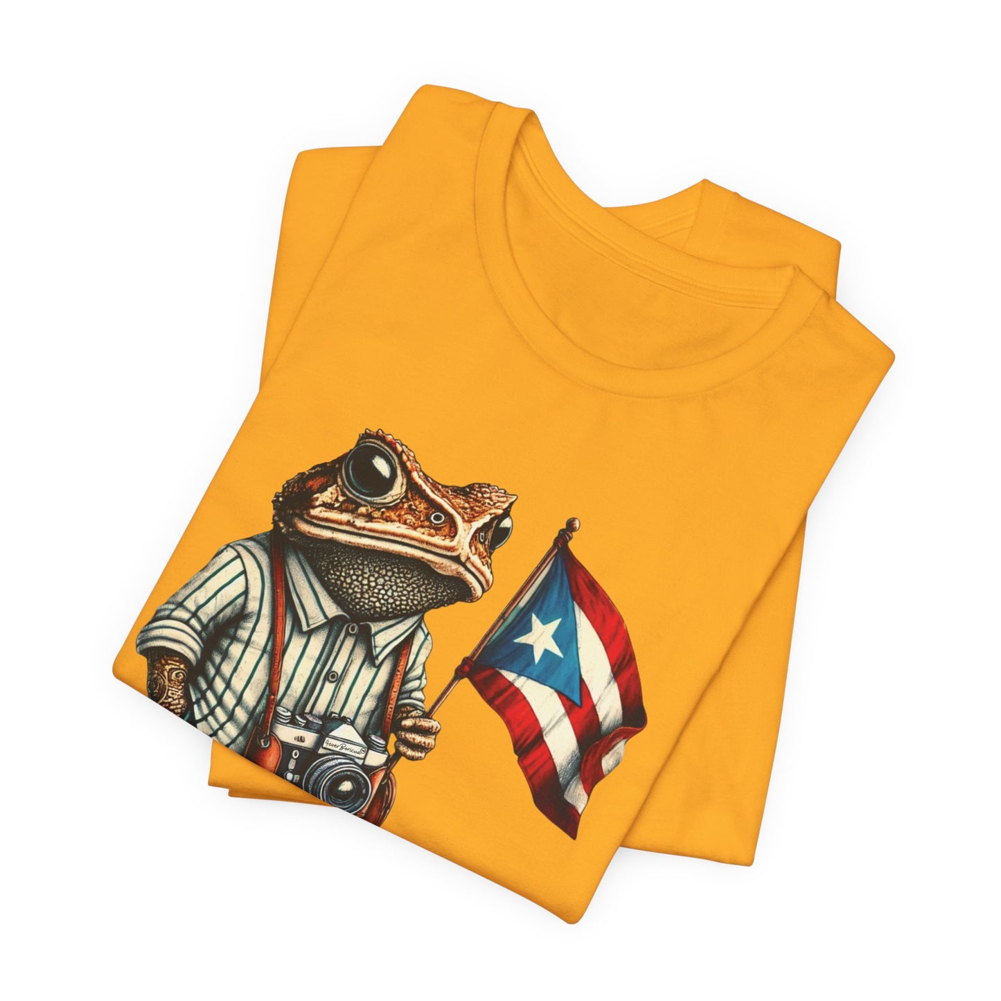 SAPO CONCHO dtmf Unisex Gold 4everboricua Shirt Puerto Rico PR Boricua bb camisetas Debi Tirar mas Fotos