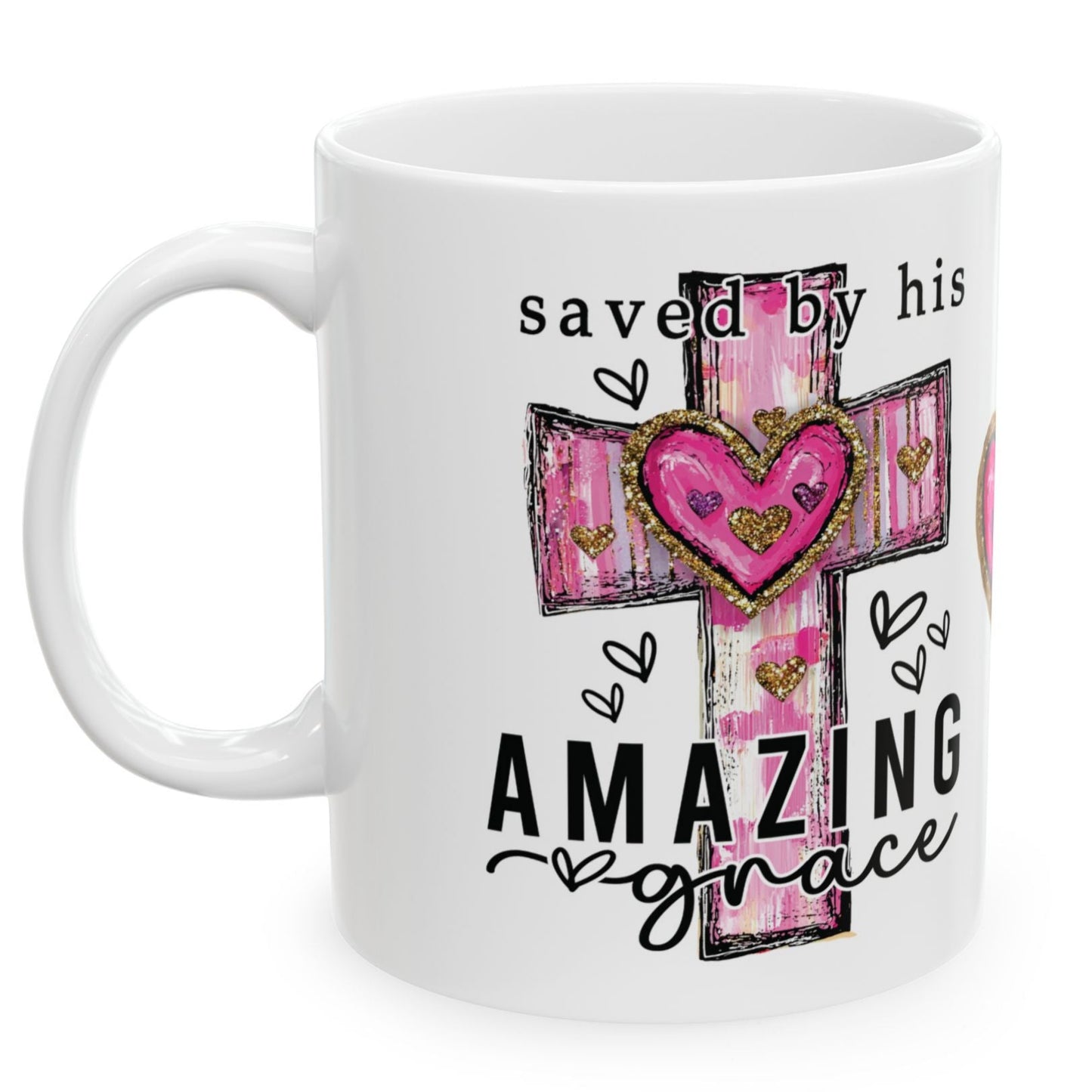 Amazing Grace Love Ceramic Cup Coffee Mug MUGSCITY 11oz. Free Shipping!