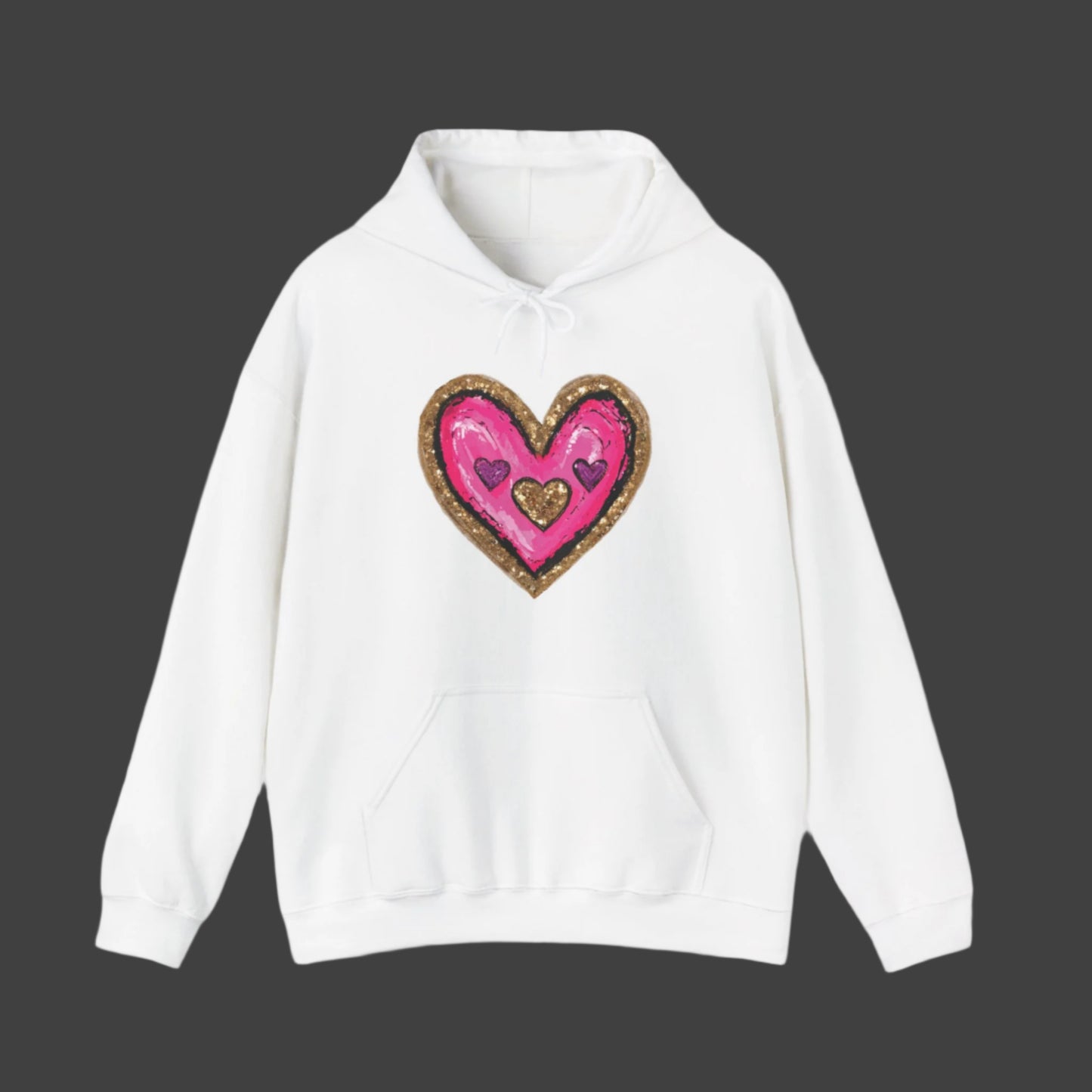 Saved by His Amazing Grace Heart Unisex Hoodie Sweatshirt Free Shipping! MUGSCITY AND MORE