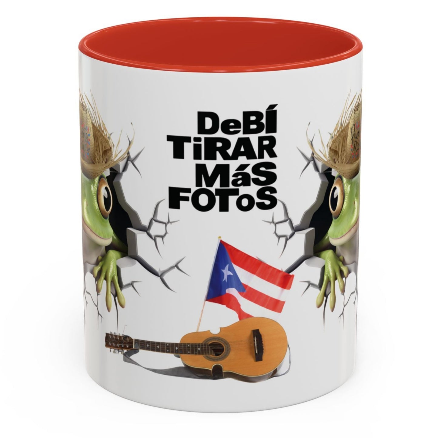 MUGSCITY PUERTO RICO Cup Coffee Mug Mugs 11oz. dtmf Debí Tirar más Fotos Taza Pava Bandera Souvenirs