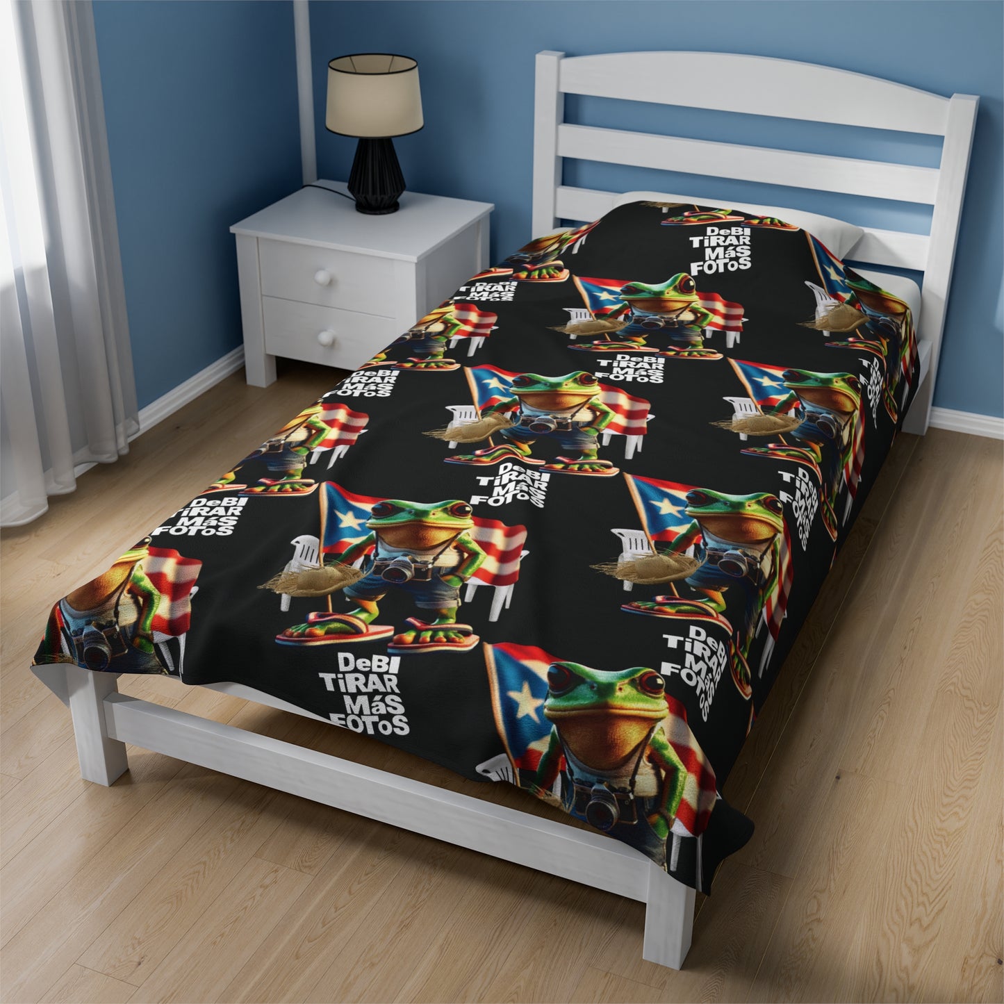 SAPO CONCHO DTMF BLANKETS 30X40,50X60,60X80 DEBI TIRAR MAS FOTOS Puerto Rico Frazadas Free Shipping