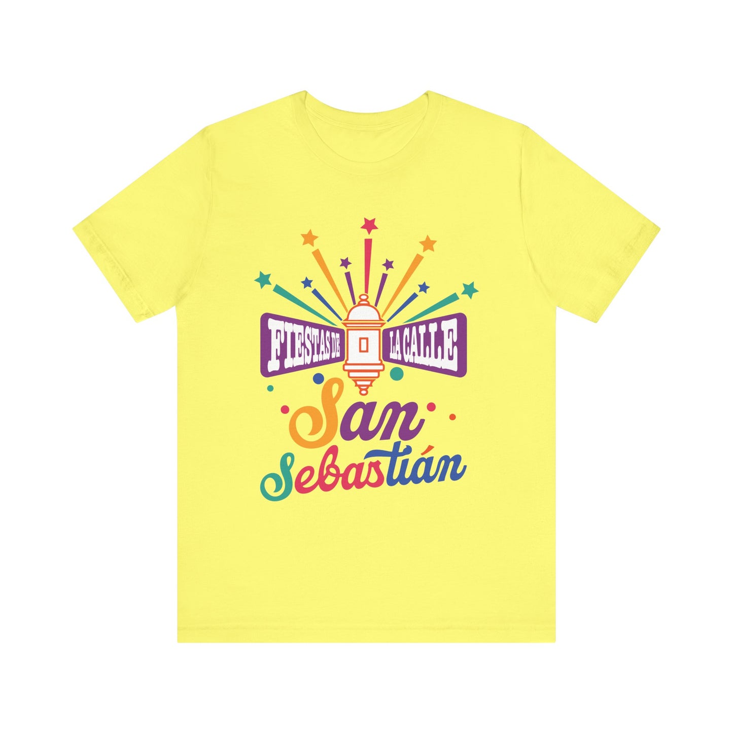 FIESTAS DE LA SANSE UNISEX TEE SHIRT SHIRTS CAMISETAS - FREE SHIPPING - Vibrant Colors