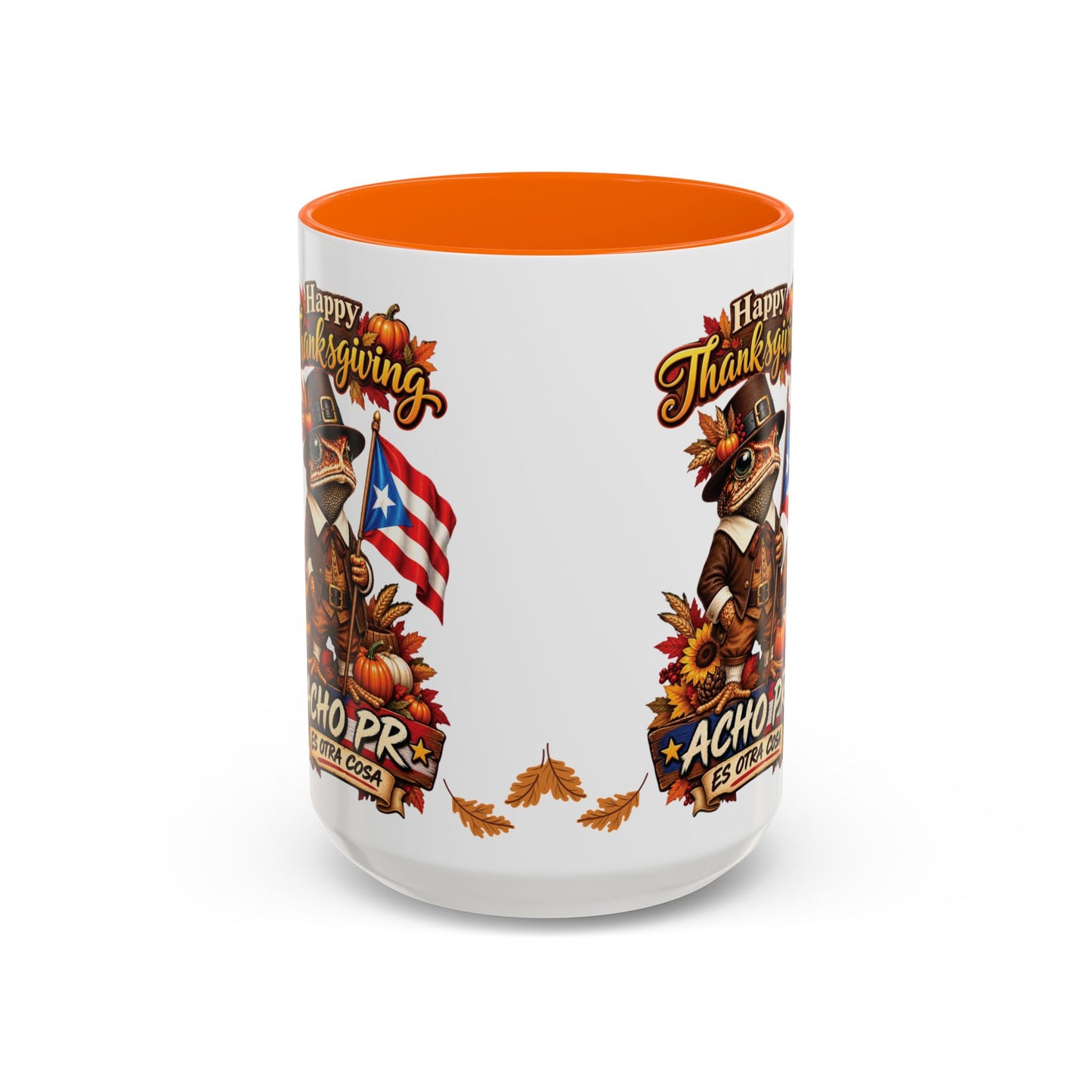 Happy Thanksgiving 15oz. Special Edition Mug | Sapo Concho Acho PR 4everboricua Exclusive Design | Puerto Rico Collection Mugs
