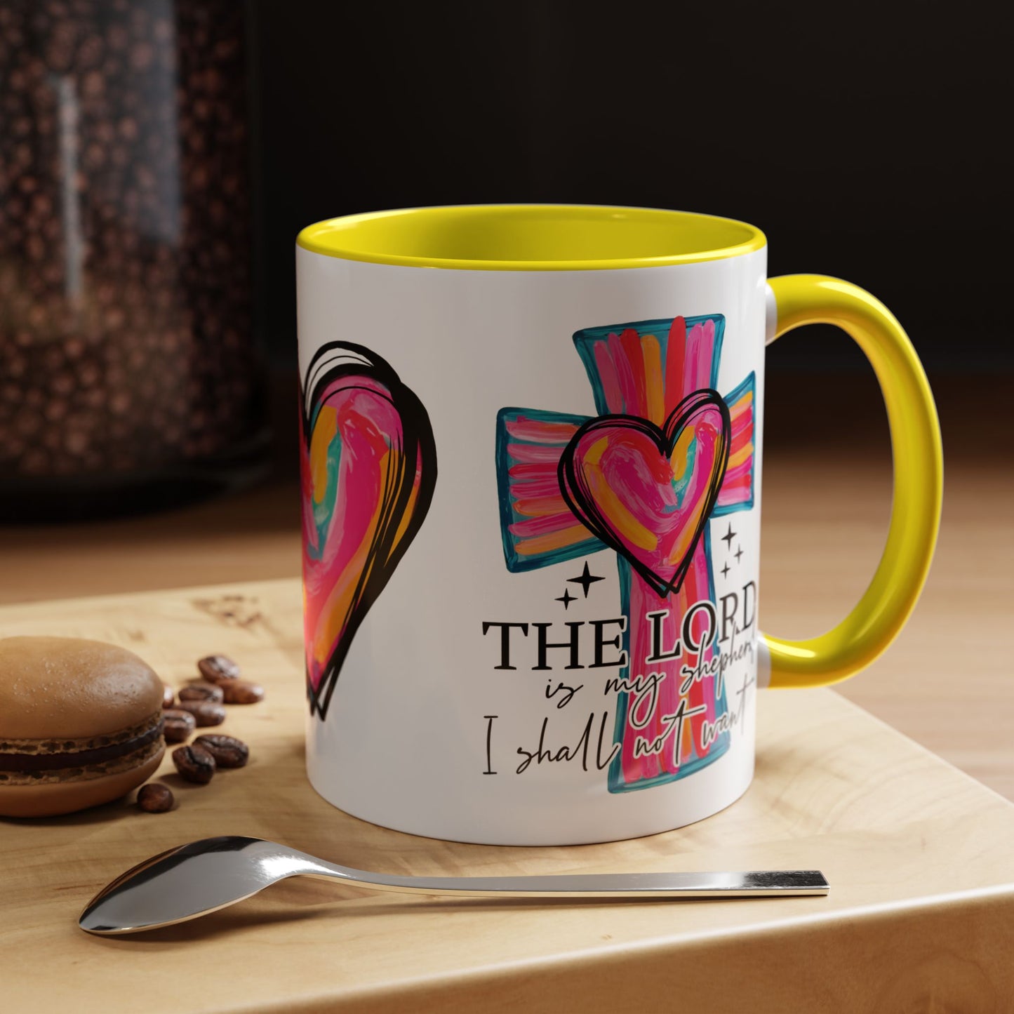 THE LORD IS MY SHEPPERD Cup Coffee Mug Religious Inspirational Free Shipping!