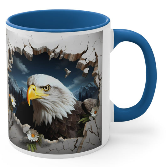 Awesome 3D Eagle Mug - Blue Accent - MUSGCITY - Free Shipping