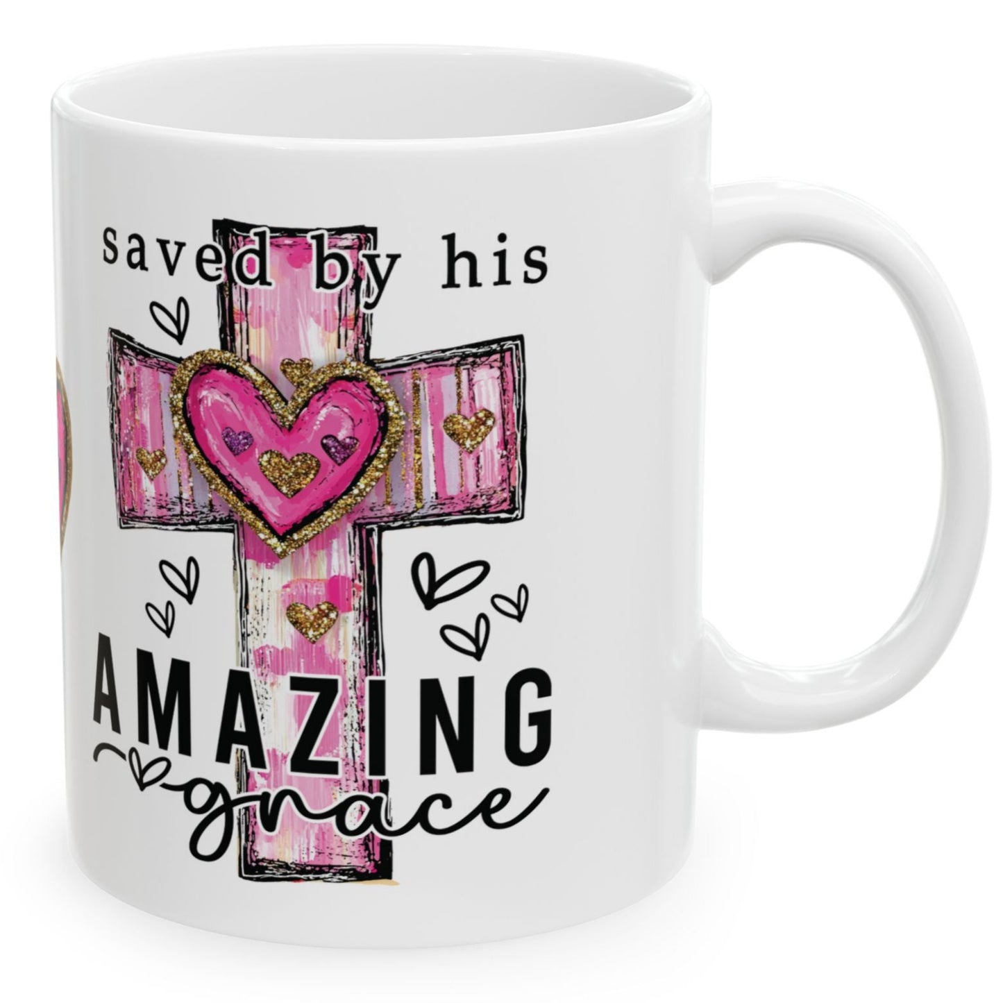 Amazing Grace Love Ceramic Cup Coffee Mug MUGSCITY 11oz. Free Shipping!