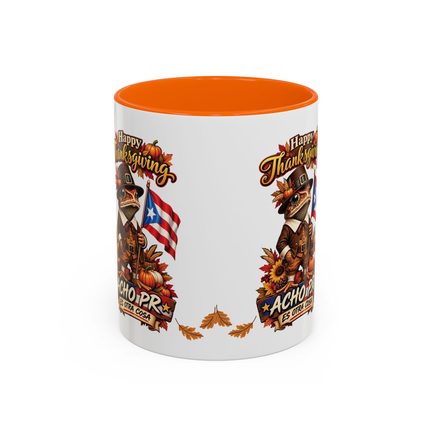 Happy Thanksgiving 11oz. Special Edition Mug | Sapo Concho Acho PR 4everboricua Exclusive Design | Puerto Rico Collection Mugs