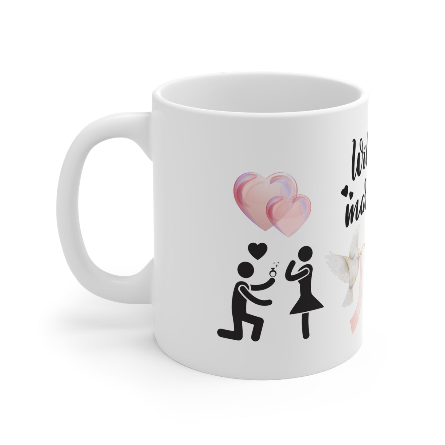MARRIAGE PROPOSAL MUG - Will You Marry Me? Mug - White- Mugscity - Free Shipping