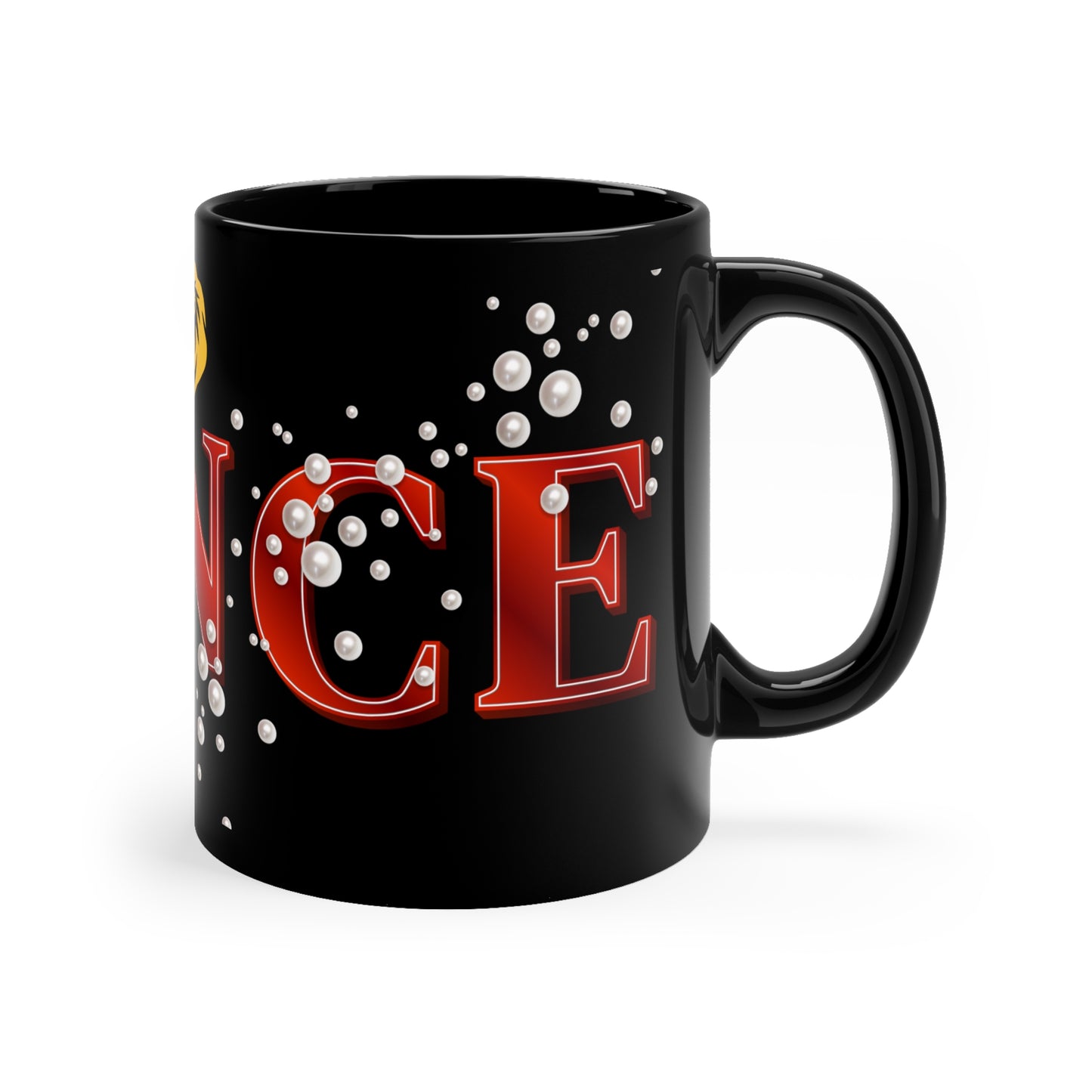 PONCE CITY MUG - Letters, Pearls and Lion - MUGSCITY - Free Shipping