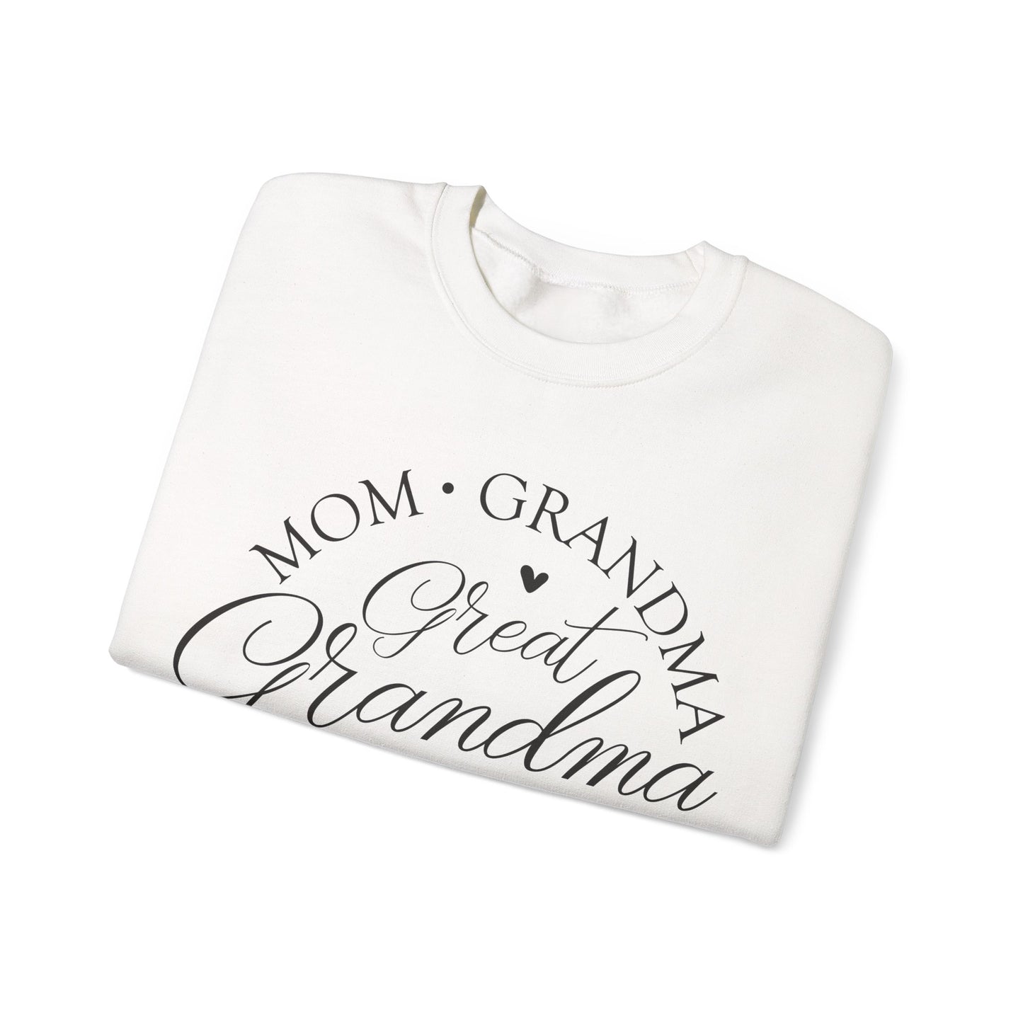 Great Grandma Sweatshirt Crewneck | Gift for Great Grandmother | Different Colors