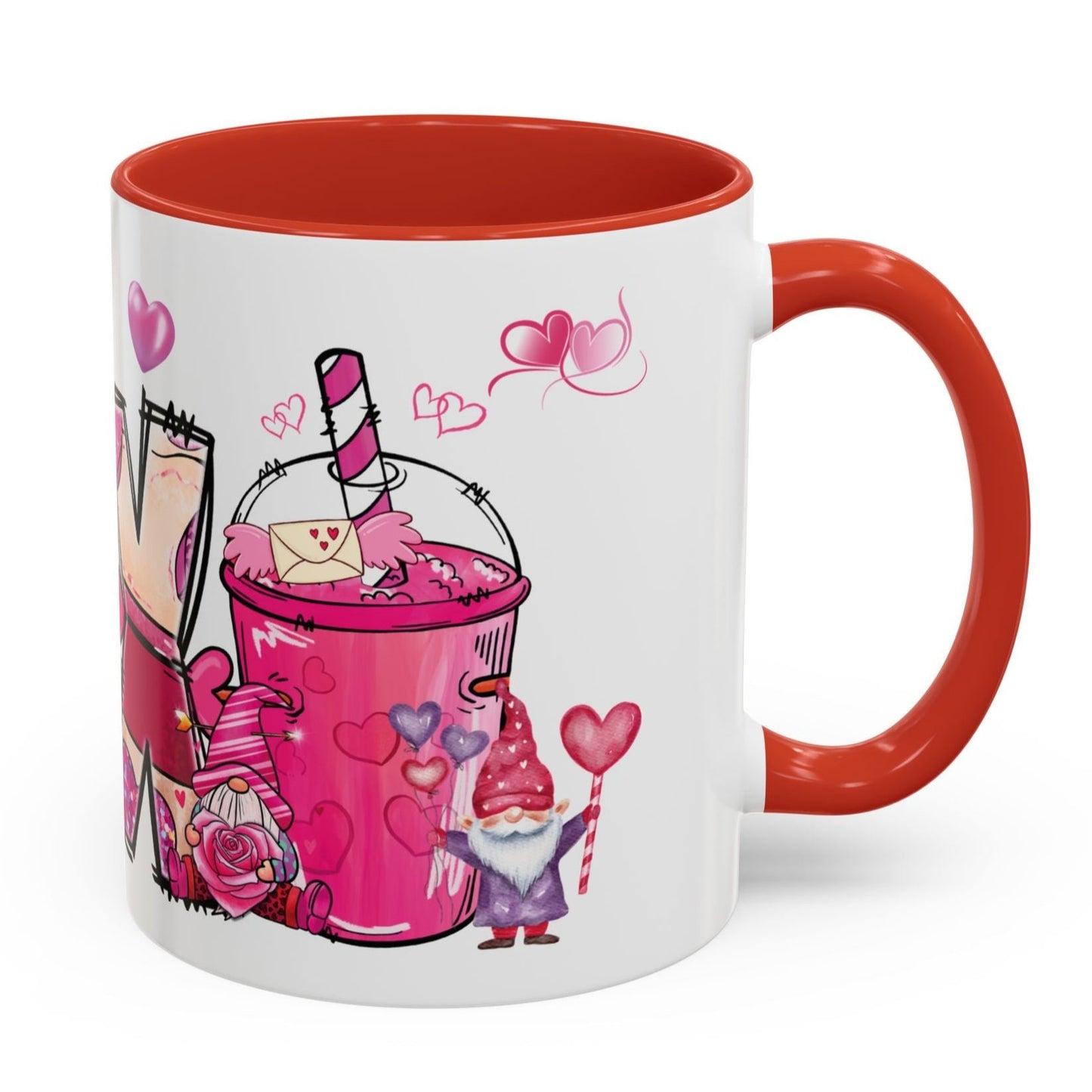 Coffee Mug Funny Gnome Cup Valentine 11oz; Valentine's Day Gifts