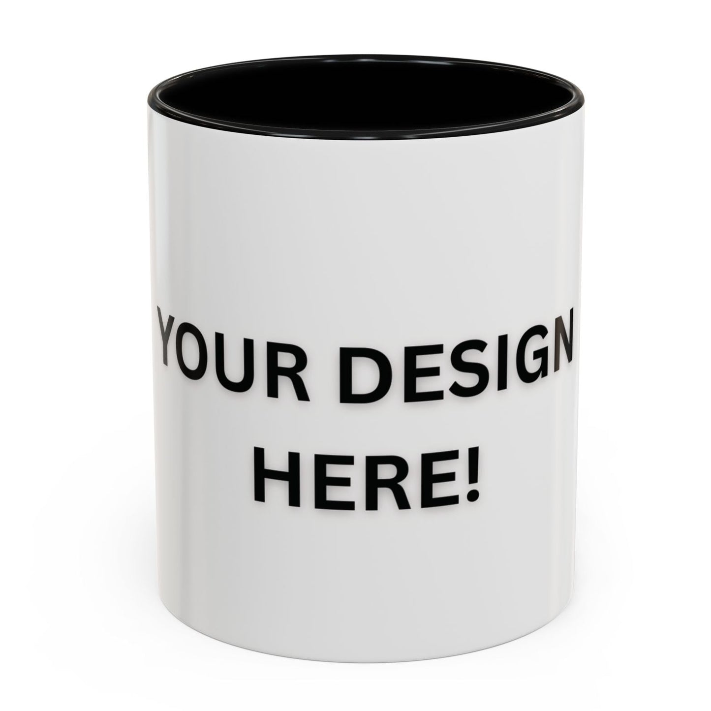 Personalized Different Colors Accent Mug 11oz – Custom Coffee Cup | MUGSCITY23