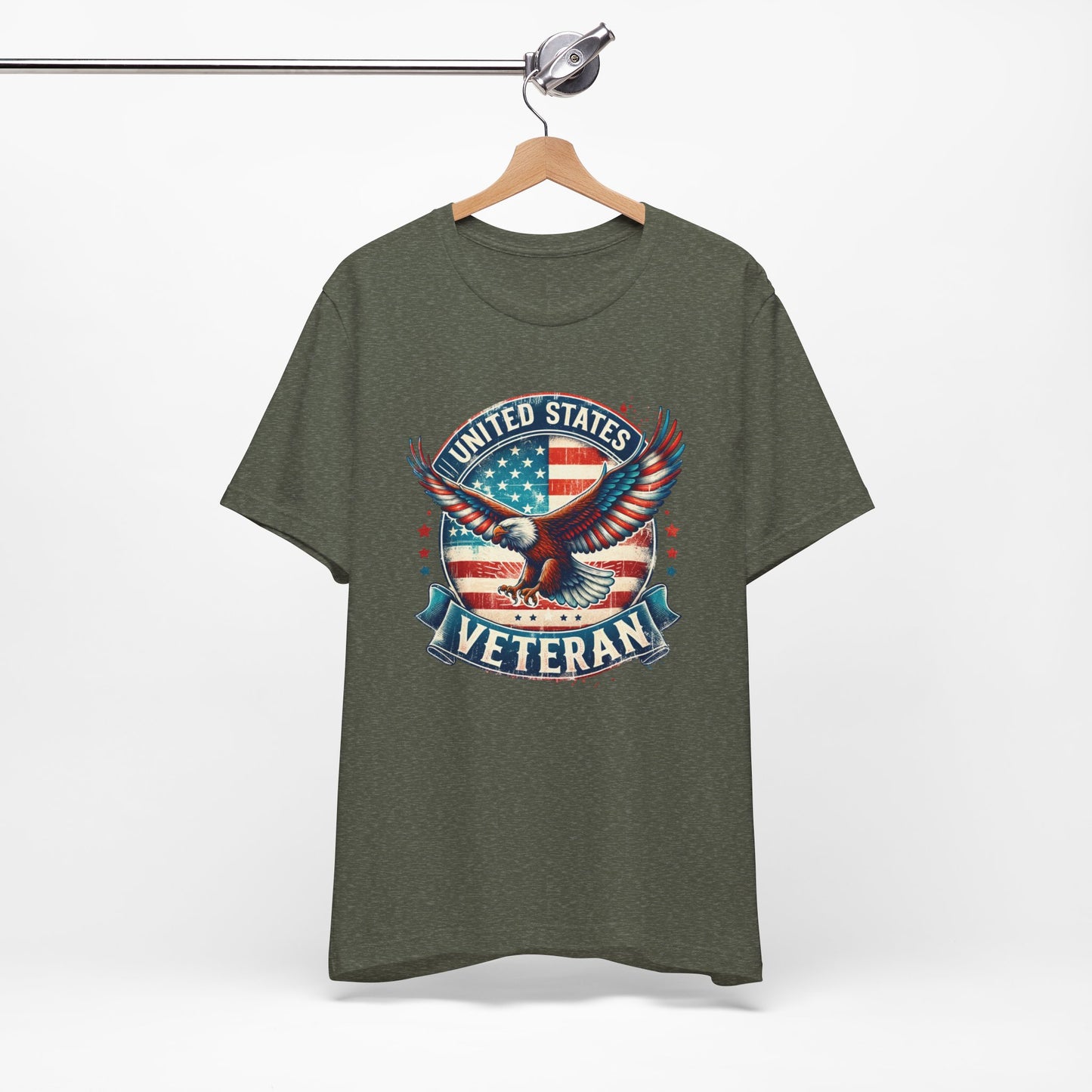 United States Unisex Patriotic Veteran Eagle T-Shirt Shirt Tee Free Shipping!