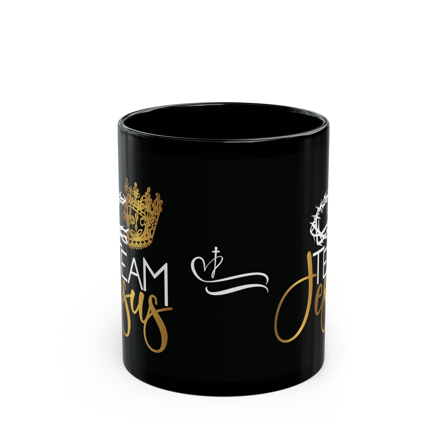 TEAM JESUS DOUBLE CROWN MUG COFFEE CUP Mugscity23™️ Free Shipping