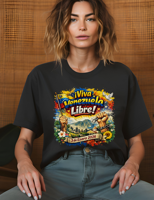 Viva Venezuela Libre T-Shirt Camiseta Venezuela Freedom |MUGSCITY23