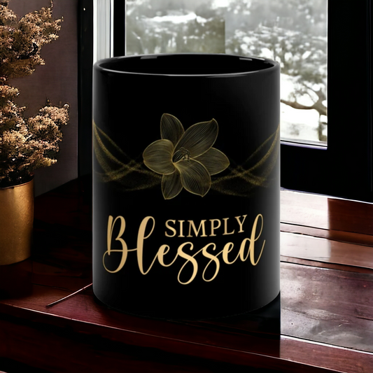 I'M BLESSED, SIMPLY BLESSED MUG - Mugscity 23 - Free Shipping