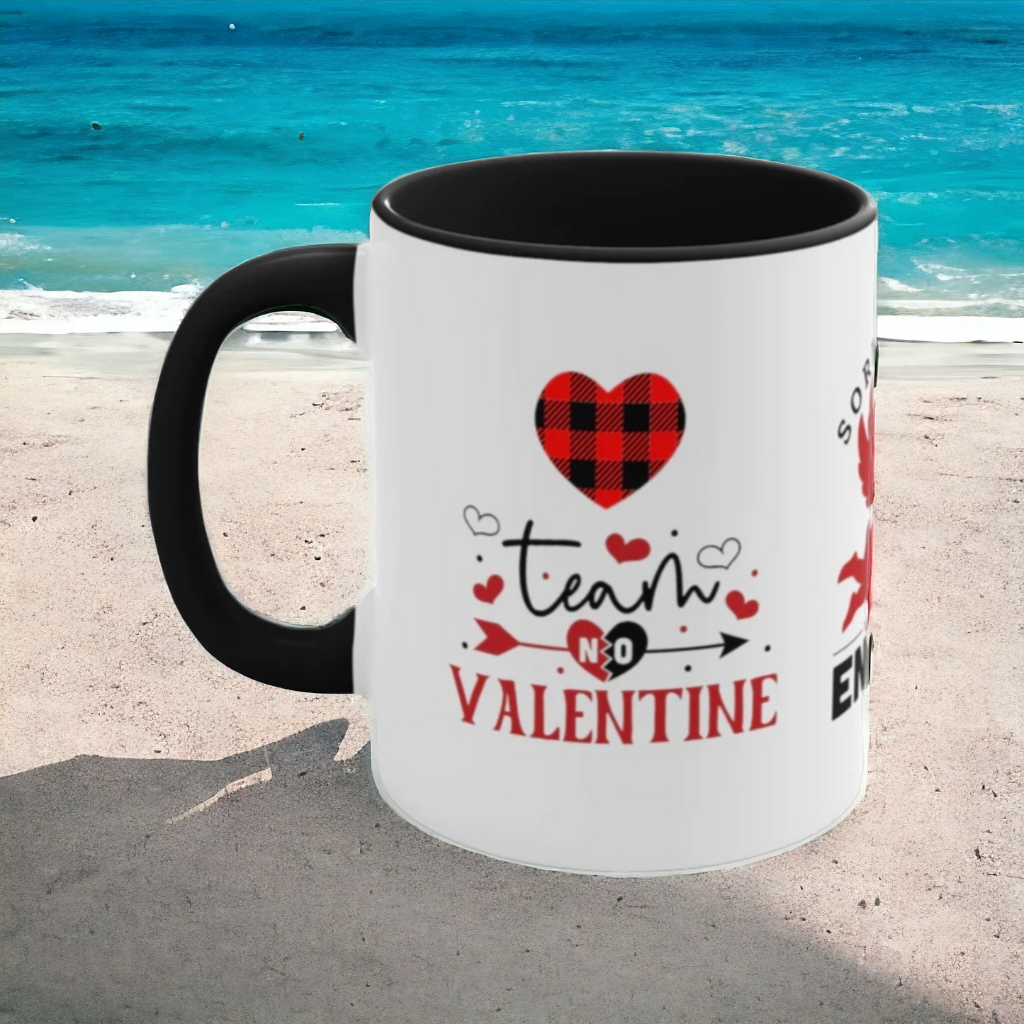ANTI VALENTINES Funny Cupid Mug - VALENTINE GIFTS - TEAM NO VALENTINE
