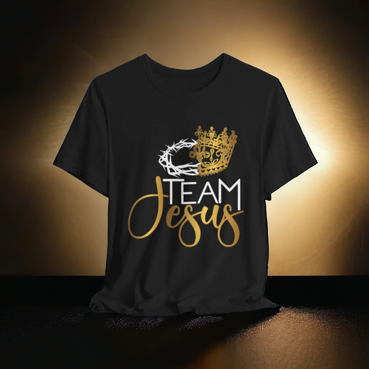 TEAM JESUS DOUBLE CROWNS Shirt. Free Shipping!