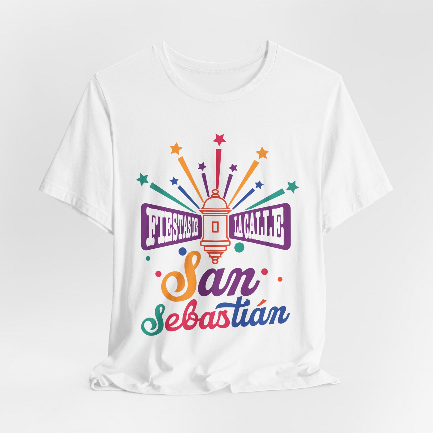 FIESTAS DE LA SANSE UNISEX TEE SHIRT SHIRTS CAMISETAS - FREE SHIPPING - Vibrant Colors