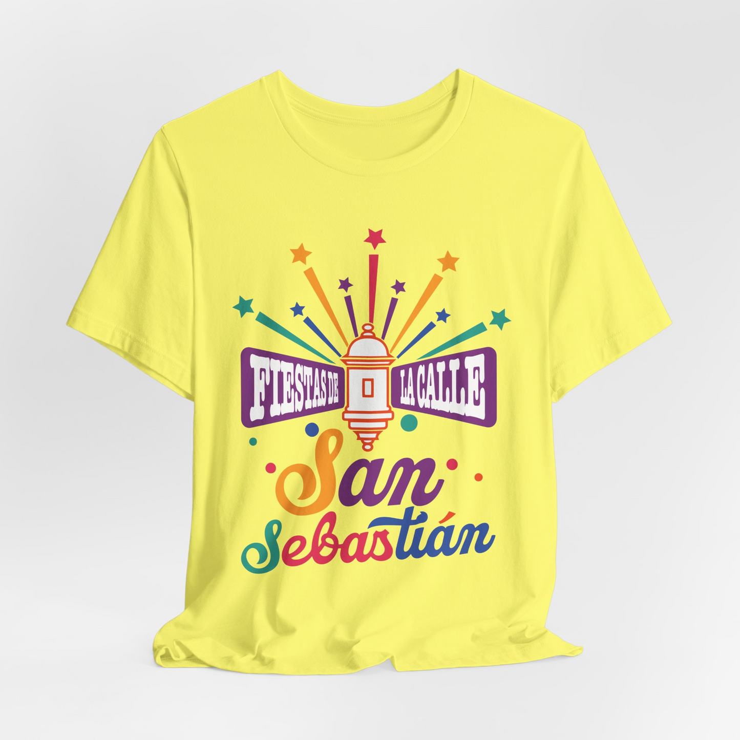 FIESTAS DE LA SANSE UNISEX TEE SHIRT SHIRTS CAMISETAS - FREE SHIPPING - Vibrant Colors