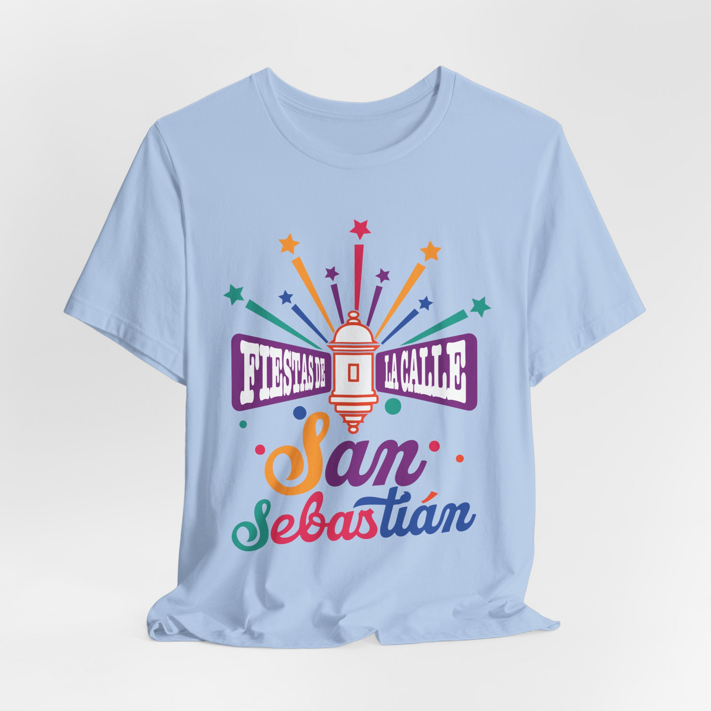 FIESTAS DE LA SANSE UNISEX TEE SHIRT SHIRTS CAMISETAS - FREE SHIPPING - Vibrant Colors