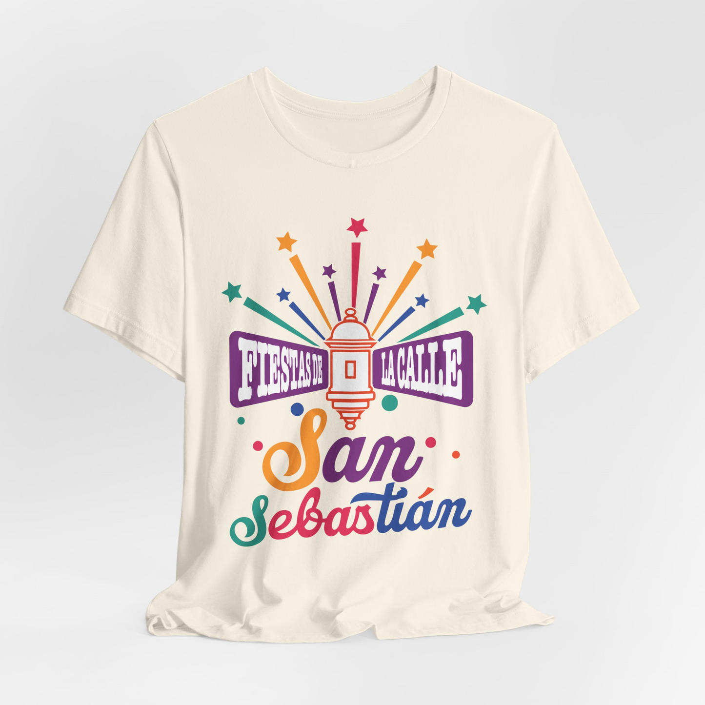 FIESTAS DE LA SANSE UNISEX TEE SHIRT SHIRTS CAMISETAS - FREE SHIPPING - Vibrant Colors