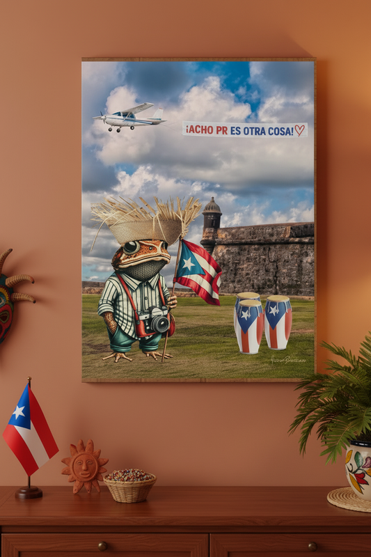 PUERTO RICO WALL ART ACHO PR ES OTRA COSA